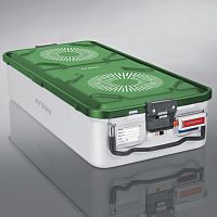 Instrument sterilization container Standard with filteraluminumanodized aluminum
