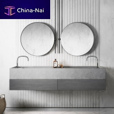Wall-mounted washbasin PB � 180natural stoneSolid Surfacedouble