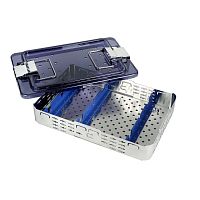 Stainless steel instrument tray