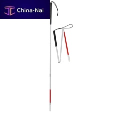 Straight handle white cane 624UEfolding