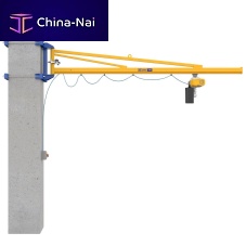 Wall-mounted jib crane M270�180�overbraced