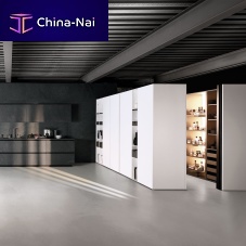 Contemporary kitchen TELERO ANTISlacquered woodglasslacquered aluminum