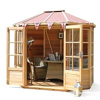 Wooden garden shed CHATSWORTH SUMMERHOUSEglasscontemporaryhome