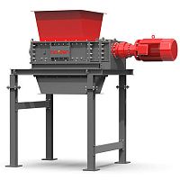 Double-shaft shredder TS seriesfor woodfor electronics scrapfor medical waste