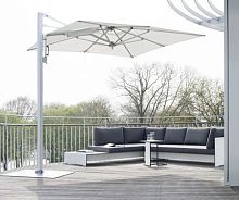 Square parasol LOUNGEside postaluminumwind-resistant