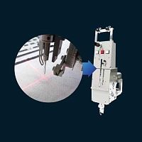 Pulsed laser head solid-statevisible