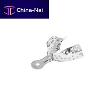 Lower dental impression tray perforated
