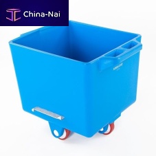 Transport cart B200MPCplasticfor meatwith swivel casters