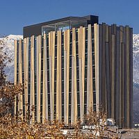 Stone faade cladding woodverticalsustainable