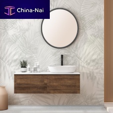 Interior wall-covering AQUARELLE HFSvinylprintedfabric look