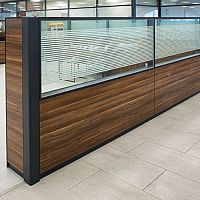Fixed partition SEPERAmobilewoodenglass