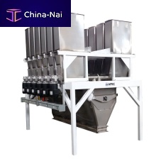 Electronic weighing machine for bulk materialsfor the food industryfor granulates