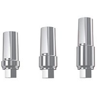 Internal hexagon implant abutment straightangled