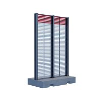 Metal jet blast deflector OPO.V.ACRfor airport