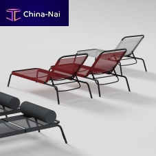 Contemporary sun lounger GENUAfabricaluminumfor hotel