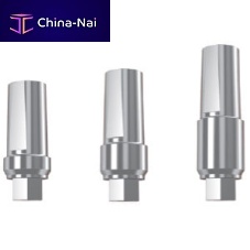 Internal hexagon implant abutment straightangled
