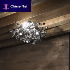 Contemporary ceiling light ARGENTmetalhalogenhandmade