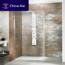 Walk-in shower enclosure LAVIDAglassfixedcorner