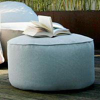 Contemporary pouf NESTfabricwith removable covergarden