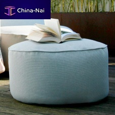 Contemporary pouf NESTfabricwith removable covergarden