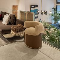 Contemporary chair Otiumindoorleatherfabric