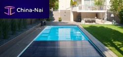 Slatted swimming pool cover automaticthermalwinter