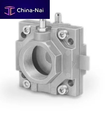 Differential pressure flow measurement orifice plate FLS