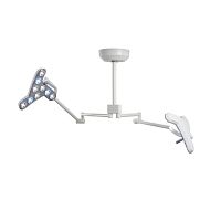 Ceiling-mounted surgical light TRIANGO 130 DuoLEDveterinary2-arm