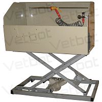 Free-standing grooming bathtub