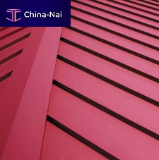Sheet steel roofing SUPERLOK®standing seam