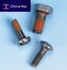 Screw with hexagonal head high-temperaturelocking