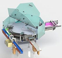 Packaging line turntable LEKO-DTFhorizontalfor conveyorfor the food industry