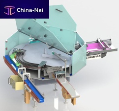 Packaging line turntable LEKO-DTFhorizontalfor conveyorfor the food industry