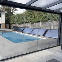Sliding patio door