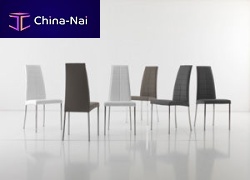 Contemporary chair DIVAleatherhomewithout armrests