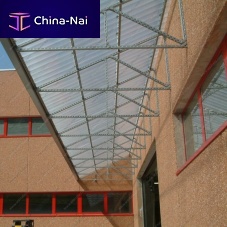 Window canopy for dooraluminumpolycarbonate