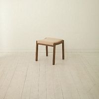 Contemporary stool TOPO polyurethane foamwooden base