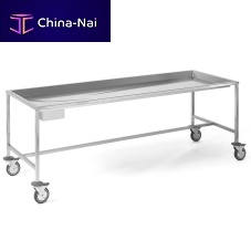 Patient transfer stretcher trolley HY 102.050manual1-sectionstainless steel