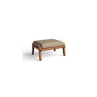 Contemporary footrest CYNARAfabriccherrywoodelm