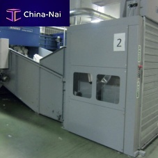 Automatic bale opener weighingfor the textile industry