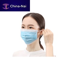 Polypropylene surgical mask adultbox of 20blue