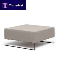 Contemporary ottoman JAMfabricwoodenmetal
