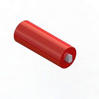 Slip-on conveyor roller LIFTUBEpolyethylenemetalfor heavy loads