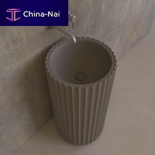 Free-standing washbasin SE44Pceramichigh-glossmatte finish