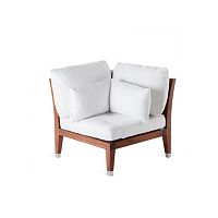 Corner armchair C'est la viecontemporaryfabricwooden