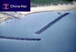 Floating breakwater concrete