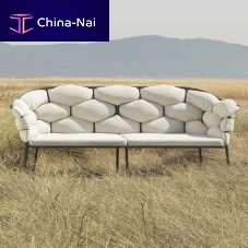 Contemporary sofa SERPENTINEgardenpatiofabric