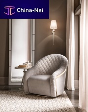 Traditional armchair PORTOFINOmetalswivel