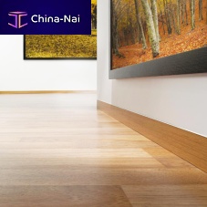 White baseboard LINE 87/6-88/6silver-coloredwoodenplaster
