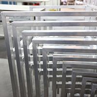 Aluminum profile squarefor structurefor industrial buildings
